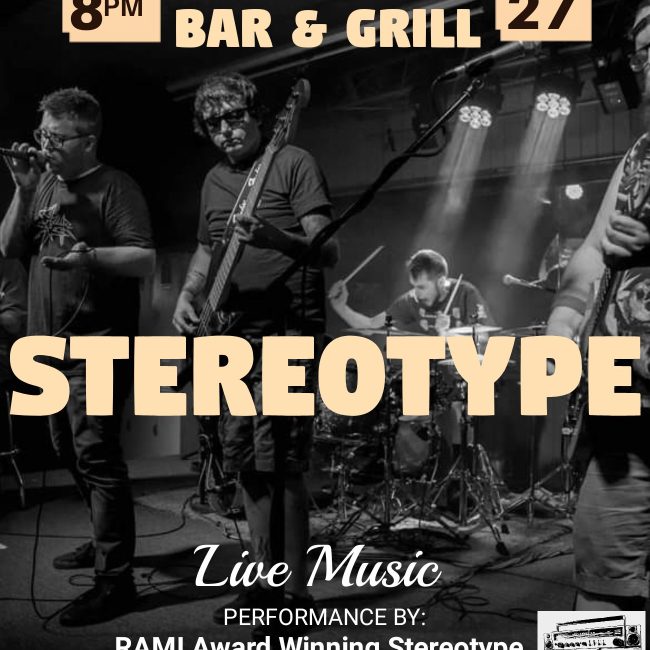 STEREOtype Band @ Splitter’s Bar & Grill