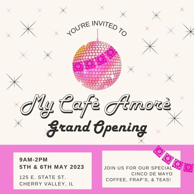 GRAND OPENING @ Cafe`Amore