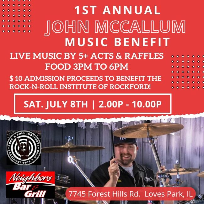 1st Annual John P. McCallum Jr. Memorial/Benefit