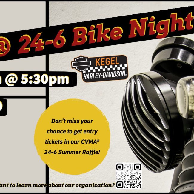 CVMA® 24-6 chapter at our Bike Night hosted by Kegel H-D.