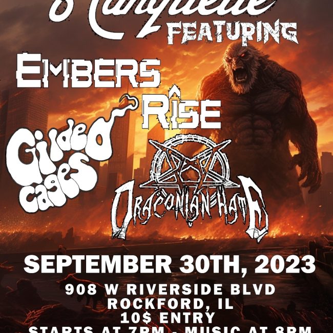 Marquette, Embers Rise, Gilded Cages & Draconian Hate