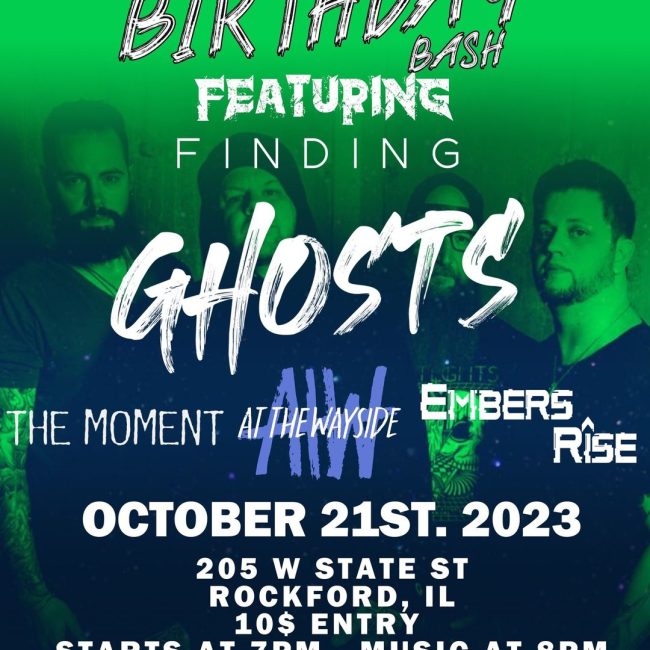 FINDING GHOSTS / THE MOMENT / EMBERS RISE / AT THE WAYSIDE