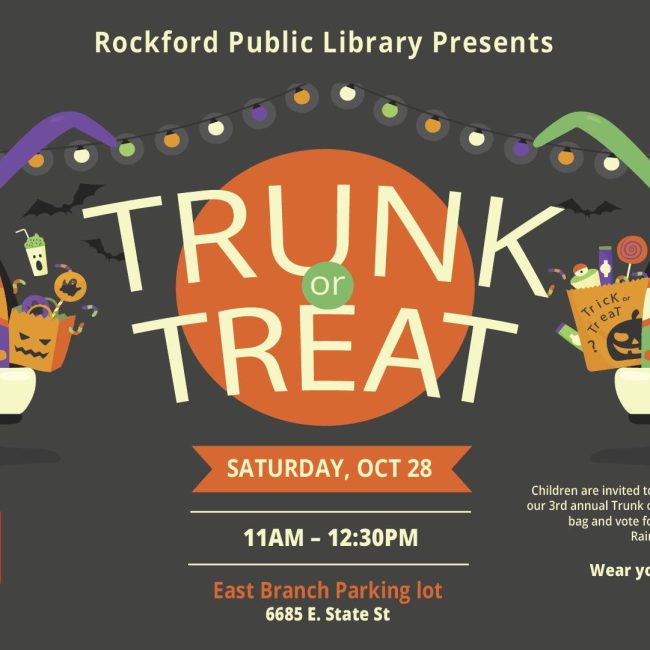 3rd Annual Trunk or Treat @ Rockford Public Library