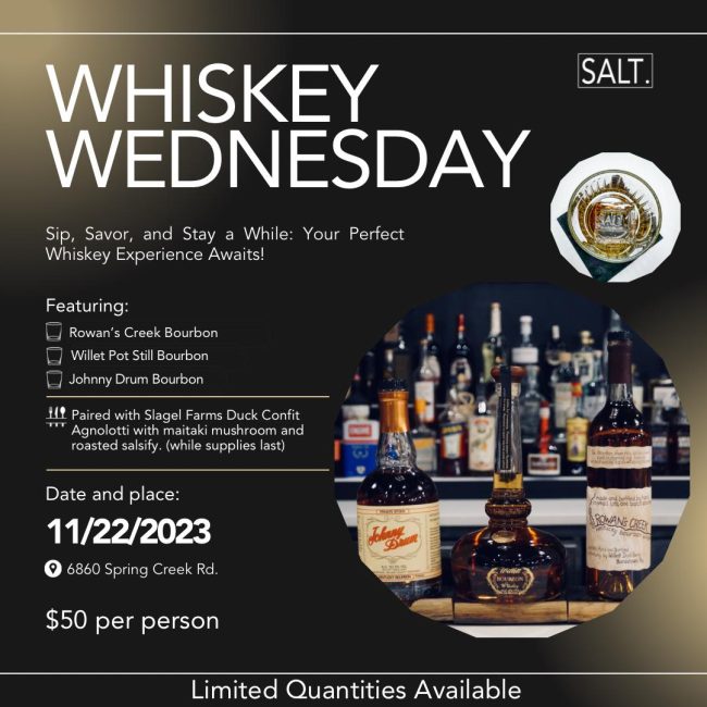 Whiskey Wednesday @ Salt