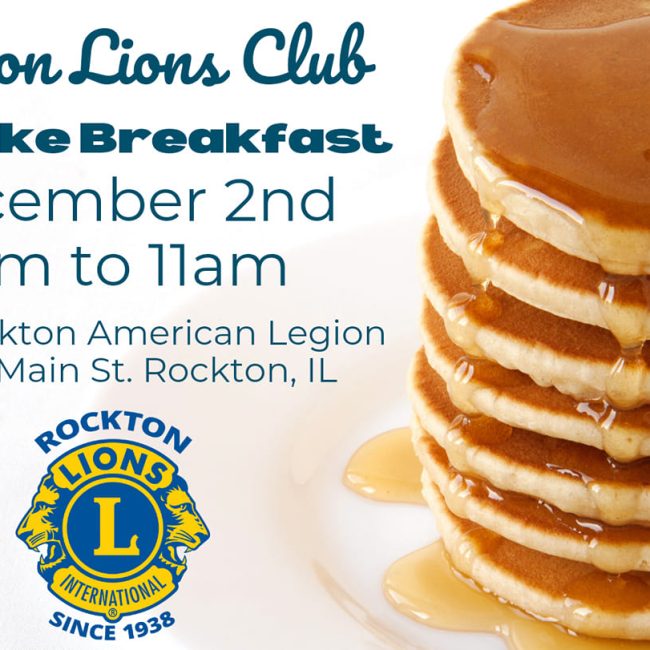 Pancake Breakfast with the Rockton Lions Club & Santa