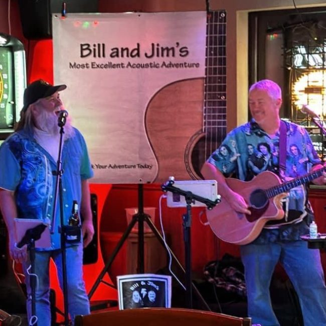 Bill and Jim’s Most Excellent Acoustic Adventure @  Don Carter Lanes