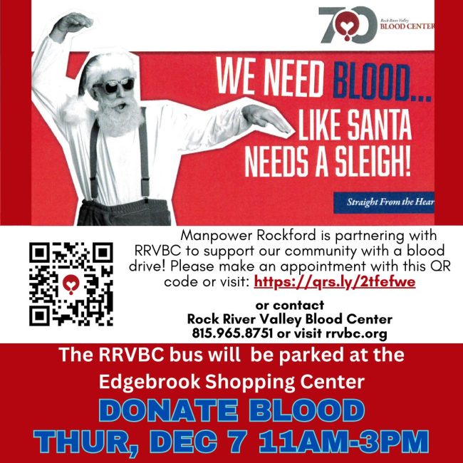 RRVBC Blood Drive hosted by Manpower