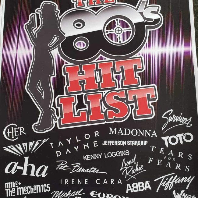 The 80’s Hit List