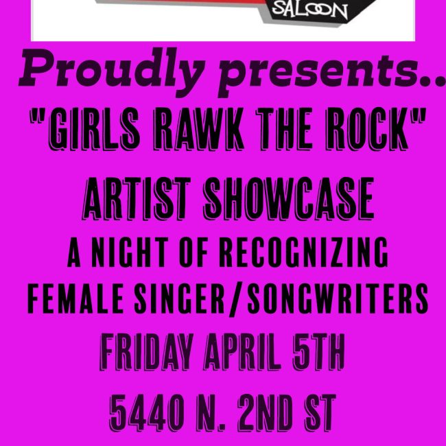 Girls Rawk Singer/Songwriter Night @ Shattered