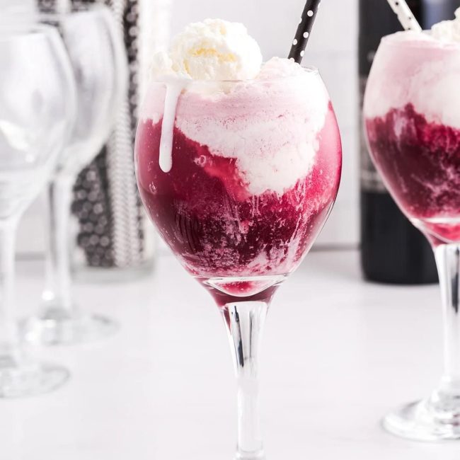Ice Cream & Wine Pour Overs.