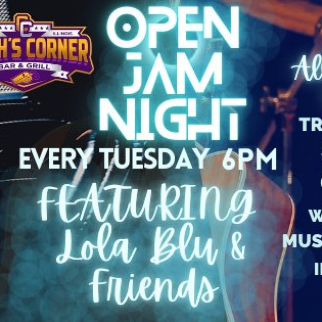 Coach’s Corner Open Jam Night with Lola Blu & Friends