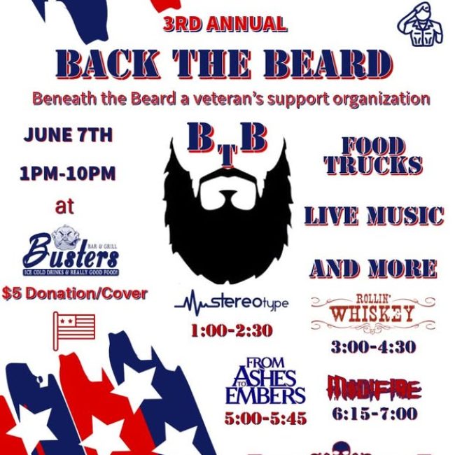 3rd Annual Back the Beard @ Busters