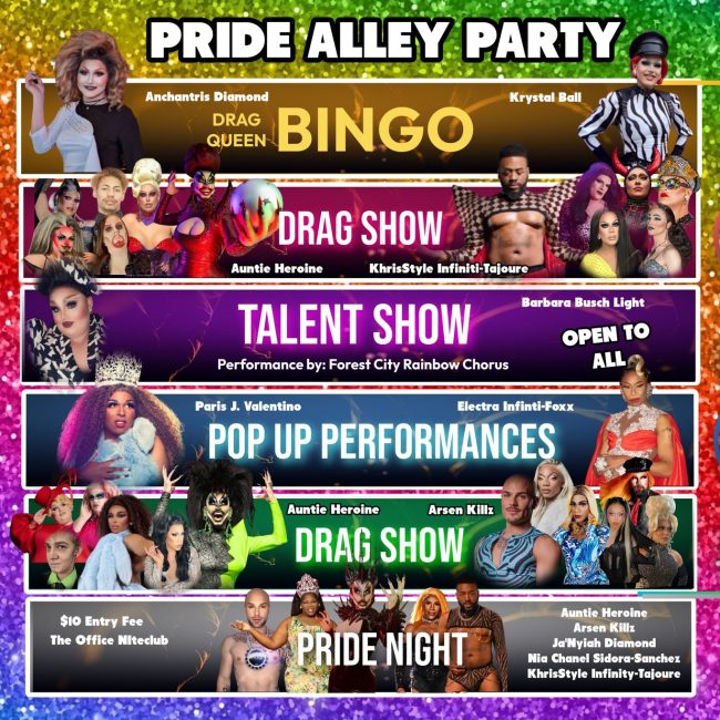 Rockford Pride Alley Party @ The Office Niteclub