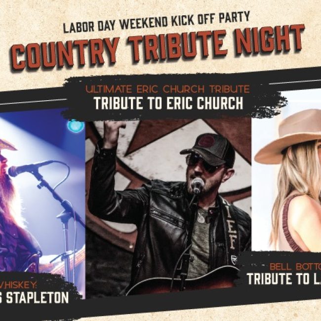 Tributes to Chris Stapleton, Eric Church and Lainey Wilson @ the Hard Rock Live
