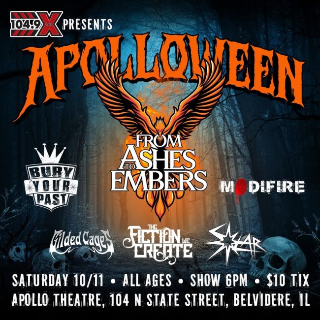 Apolloween with From Ashes To Embers