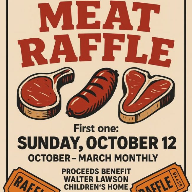 First Meat Raffle Sunday @ Crazy Times
