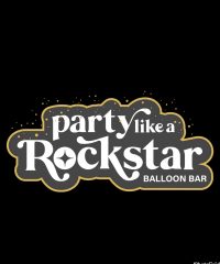 Party Like a Rockstar Balloon Bar