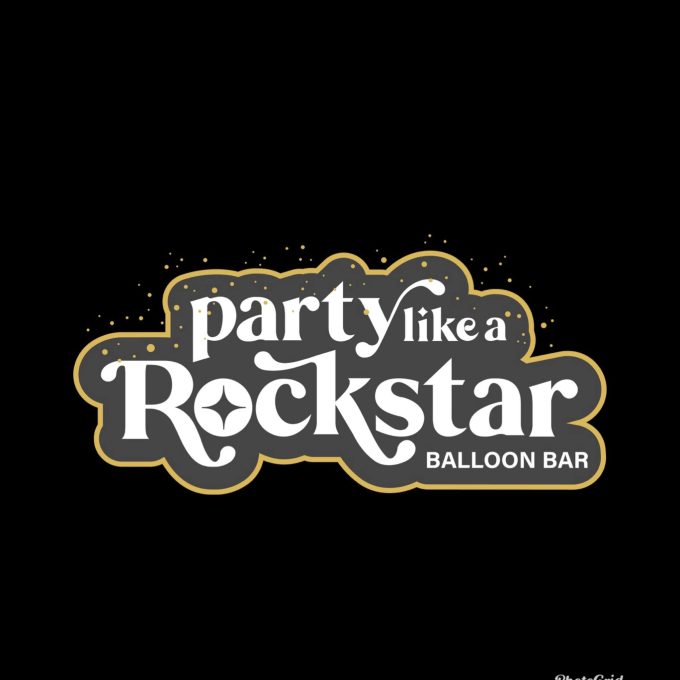 Party Like a Rockstar Balloon Bar