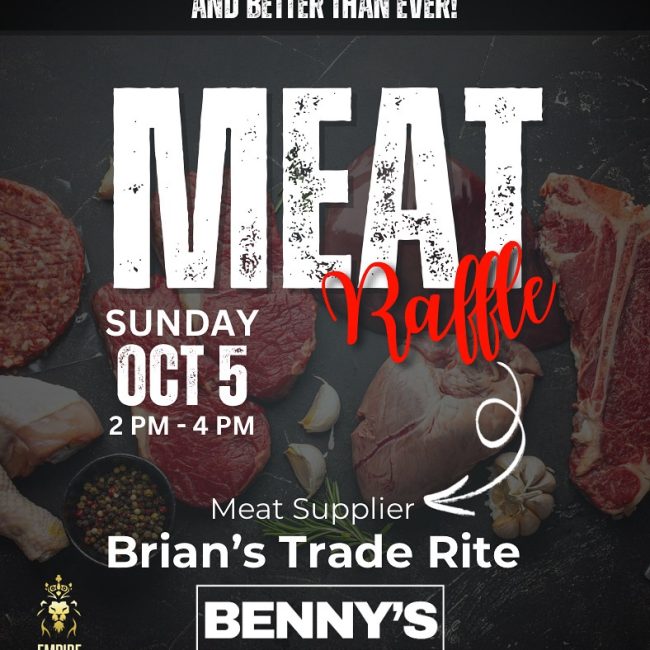 BENNY’S MEAT RAFFLE