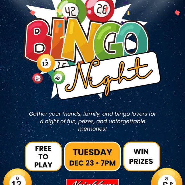 BINGO @ Neighbors Bar & Grill