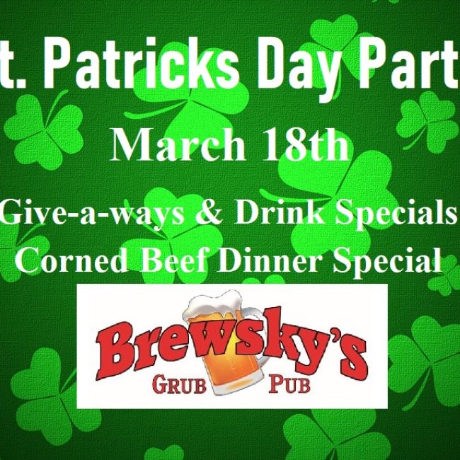 Brewsky’s St. Patrick’s Day Party