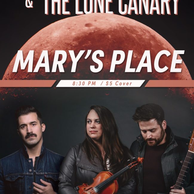 The Lone Canary with Zach Pietrini @ Mary’s Place