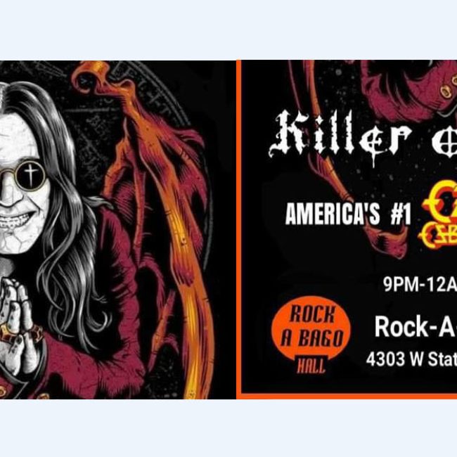 Killer Of Giants-Ozzy Osborne Tribute Band @ Rock-A-Bago Hall & Mama C’s pizza