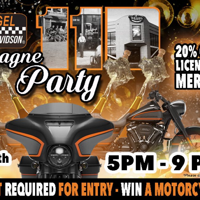 Champagne Party at Kegel Harley-Davidson