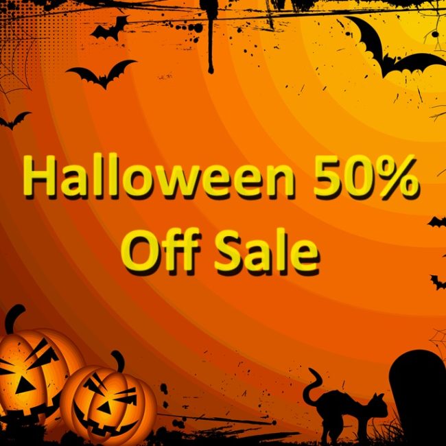 Big Halloween 50% Off Sale!!!